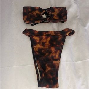 Two Piece PLT tortoise swim suit